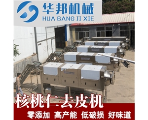 華邦 純物理 【核桃仁去皮設(shè)備】核桃仁去皮機